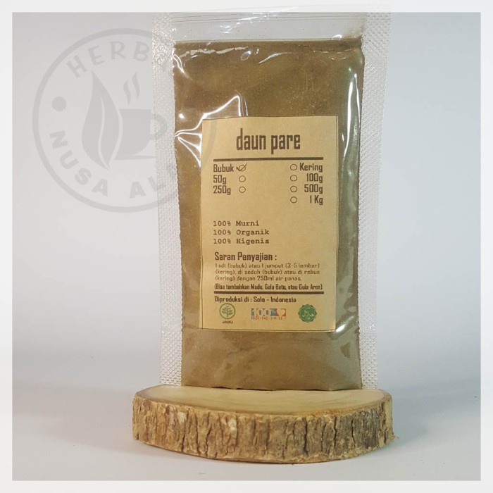

DAUN PARE BUBUK | MURNI | Momordica Charantia 100g