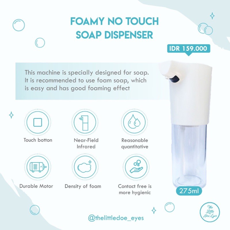 Foamy No Touch Soap Dispenser