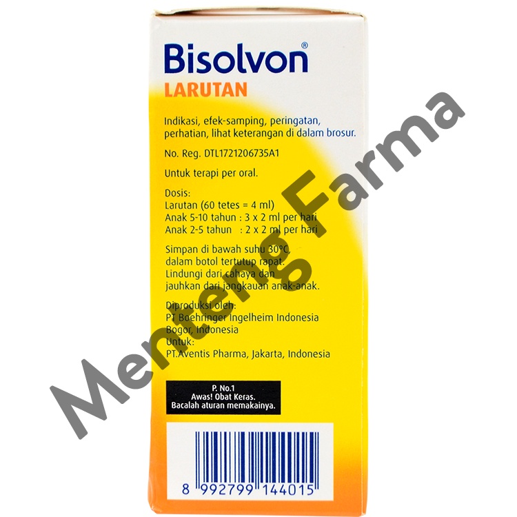 Bisolvon Solution 50 ML - Larutan Pengencer Dahak