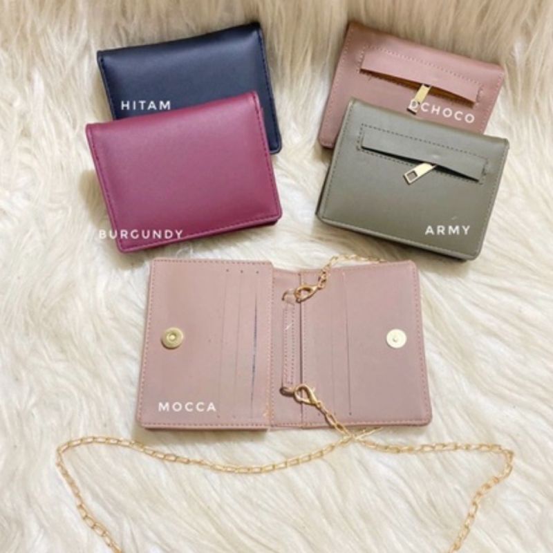 NEW DOMPET MINI LIPAT AYLA GUZEL/DOMPET POLOS SELEMPANG LIPAT AYLA/DOMPET LIPAT TIKA/DOMPET LUNIRA