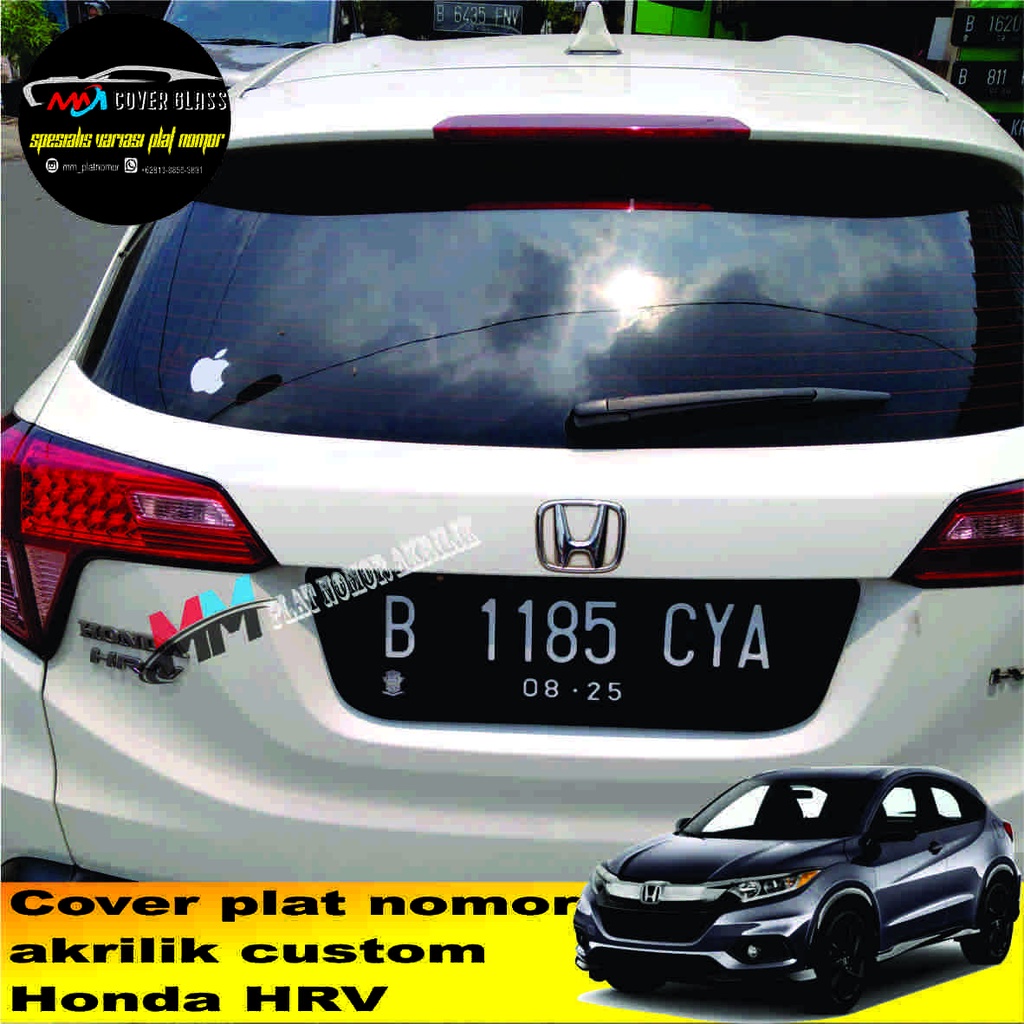 Jual Cover Plat Nomor Mobil Akrilik Cembung Acrylic Custom Tatakan Dudukan Plat Nomer Tanpa