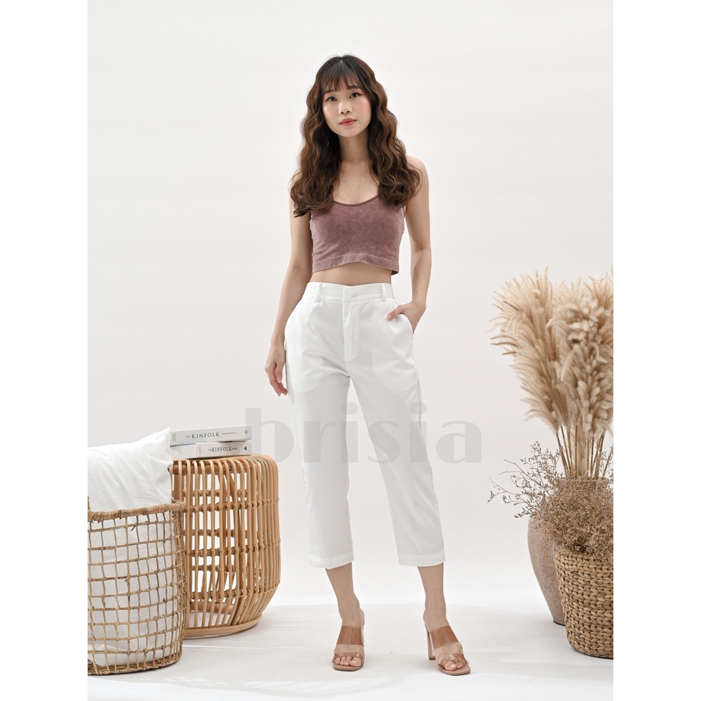 [2 SIZE] 7 WARNA - SEVILLA PANTS 7/8 / Comfy Pants Formal Pants Celana Santai Wanita