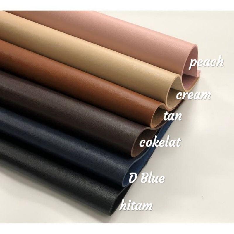 Bahan Kulit Imitasi Tebal/Kulit Sintesis Meteran
