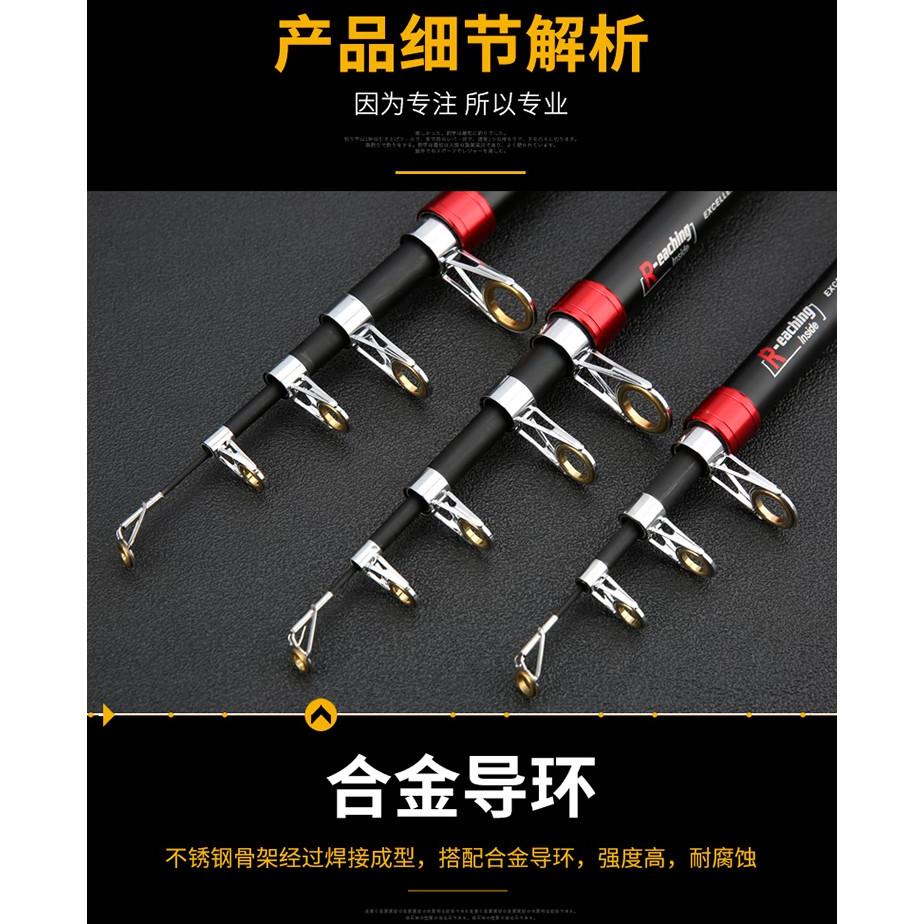 Joran Jw Antena Pancing Carbon Fiber Telescopic 210 240 270 300 360 Cm