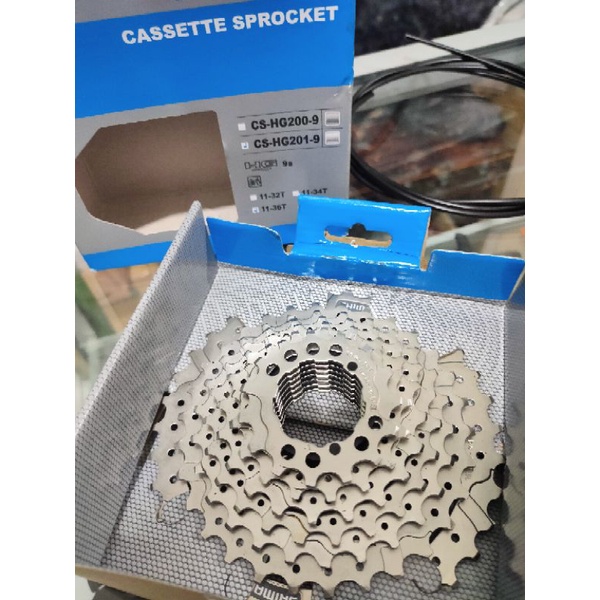 Sprocket 9 Speed Shimano 11-36T Cassette Gir Gear Belakang Sepeda