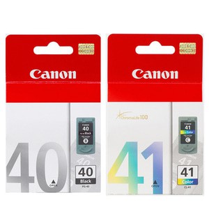 PAKET TINTA CANON PG40 + CL41 ORIGINAL