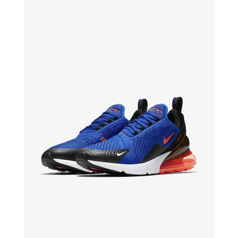 blue and orange air max 270