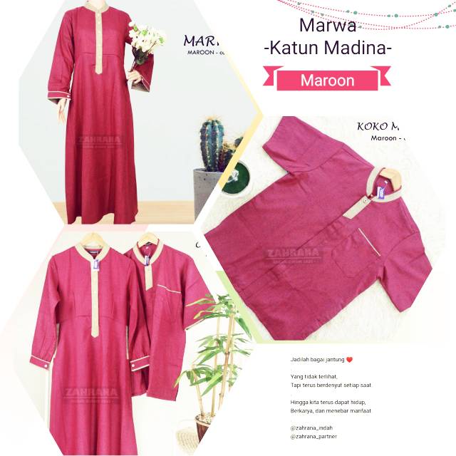 GAMIS SYARI / GAMIS COUPLE / GAMIS MURAH / GAMIS / BAJU KOKO / ZAHRANA / GAMIS BUSUI