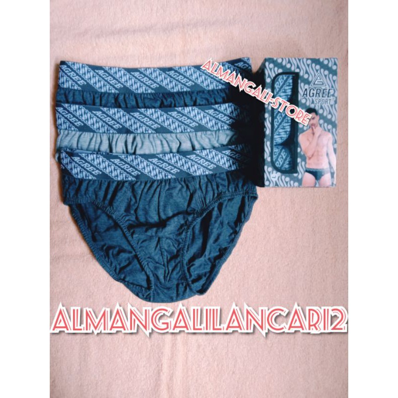 ((3Pcs)) Celana Dalam Pria Dewasa Agree Sport | Agree Batik | CD Agree Sport 2329 -M
