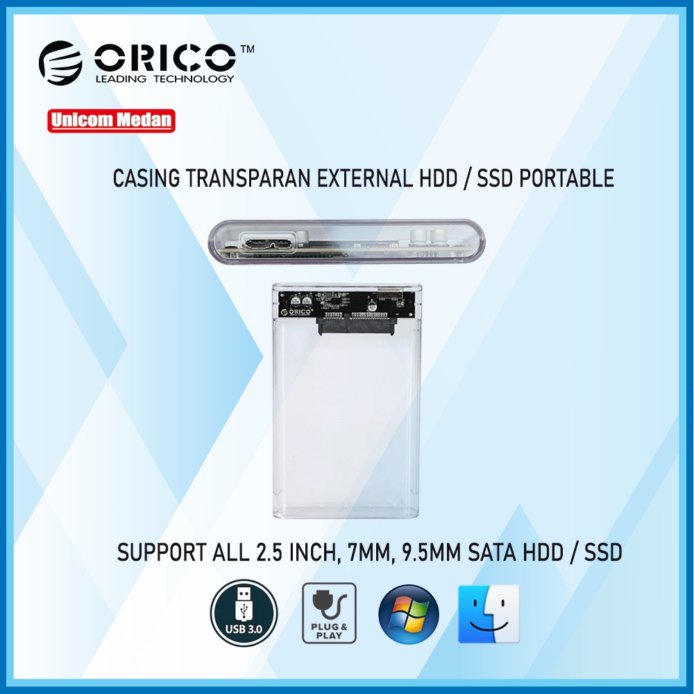 ORICO External Hardisk SSD Portable 2139U3 2.5 USB 3.0 Enclosure