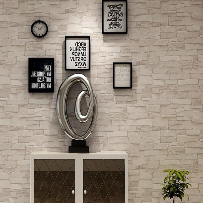 "Promo Hari Ini" Wallpaper 3D Foam Batu Bata corak 70X77 Wall Sticker Interior RUMAH - Bata ZT316, 3