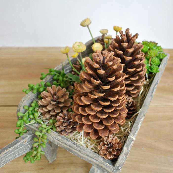 Triple W Fake Dummy Pine Cone Buah Pohon Cemara Dekorasi Foto Natal