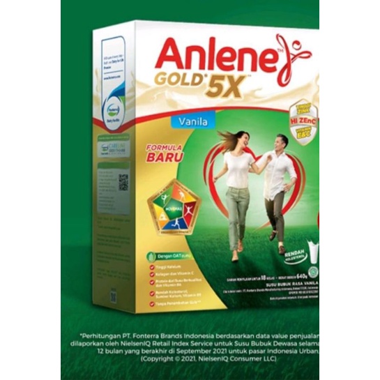 

ANLENE GOLD PLUS 640gr Vanila/ Coklat. Exp.date: Des 2023 Packing : kardus