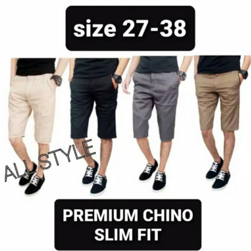 CELANA PENDEK PRIA CHINOS PREMIUM