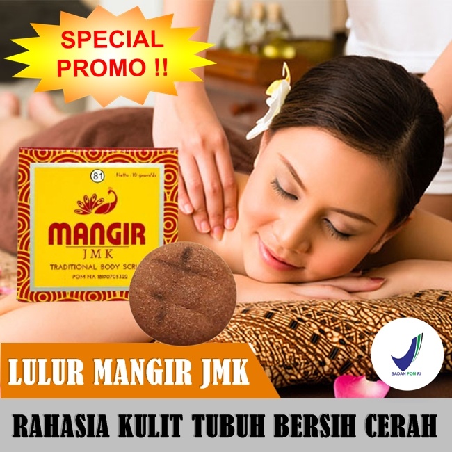 Promo lulur mangir nyonya meneer brand jmk penghilang daki membandel mengangkat sel kulit mati bpom