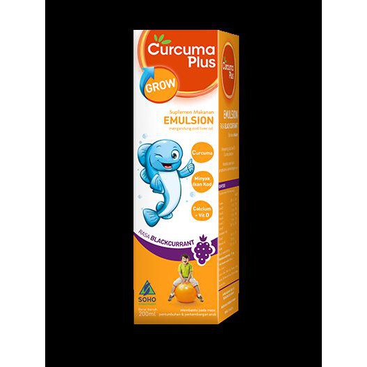 bayar ditempat Curcuma Plus Grow 200ml Plus Obat Racikan Penambah Nafsu Makan Anak