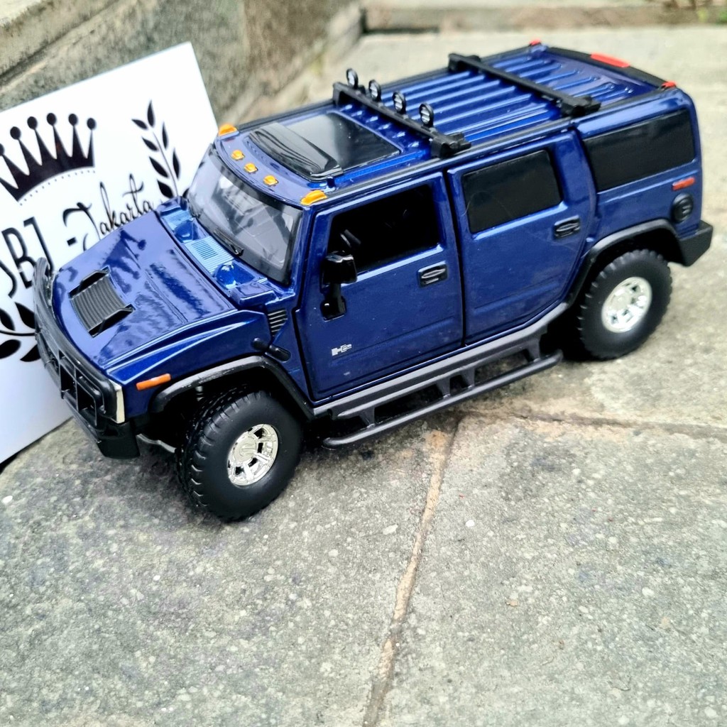 DIECAST miniatur MOBIL Hummer H2 Skala 1:32 Metal Series