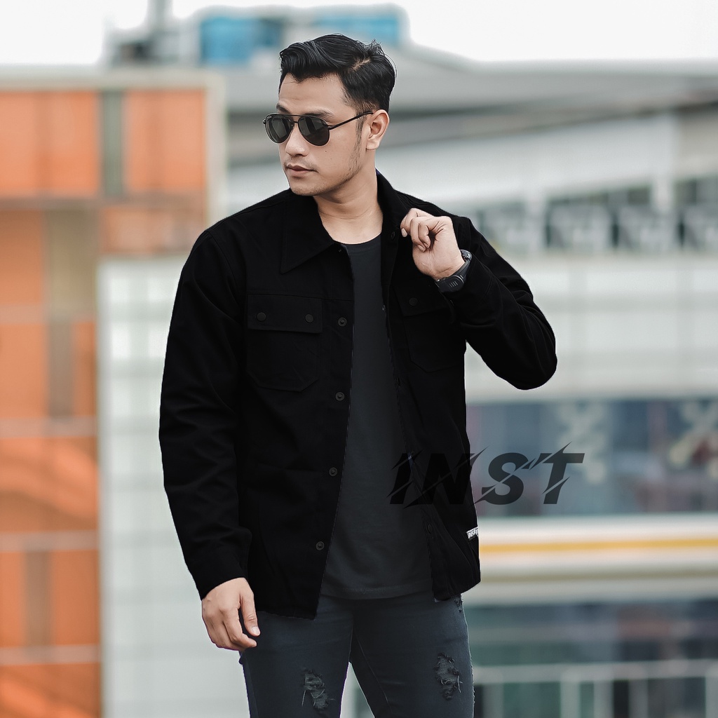 INST JAKET CANVAS COWO SEMI PARKA/TREKER/ TERMURAH