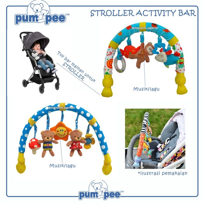 PUMPEE Stroller Activity TOY BAR ARCH