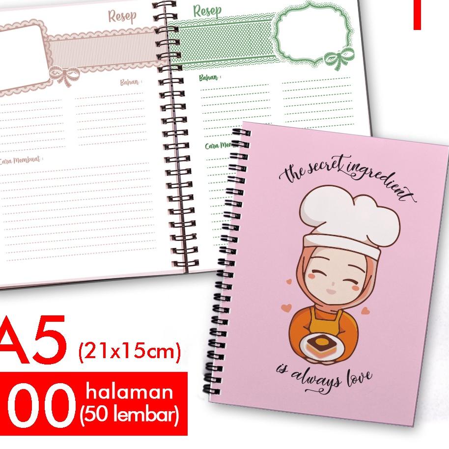 

{J-EPE> {☼> Notebook Buku Catatan Resep Masakan {✯✯✯✯✯>