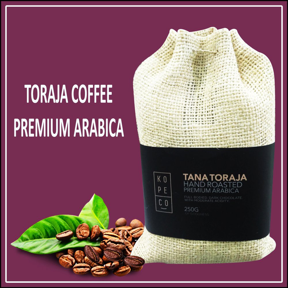 

kopi toraja arabica 'KOPECO' 250 GR