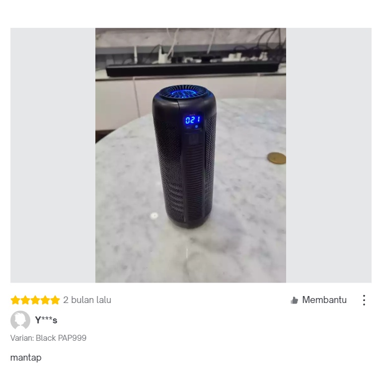 Notale Portable Air Purifier Car Travel UVC HEPA13 Plasma Aromatherapy