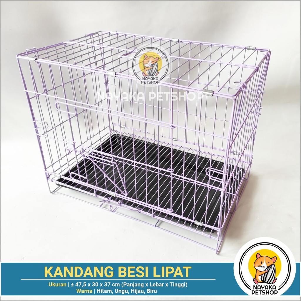 Kandang Kucing Murah Kecil Besi Lipat