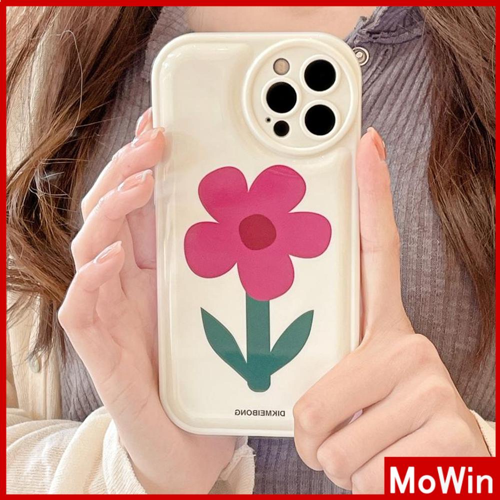 iPhone Case Silicone Soft Case Airbag Shockproof Protection Camera Flower Simple Cute Compatible For iPhone 11 Pro Max 13 Pro Max 12 Pro Max 7Plus xr XS Max