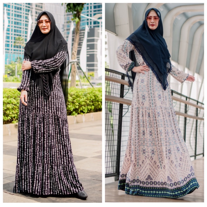 Homey Dress & Piyama one set by Mels Syari