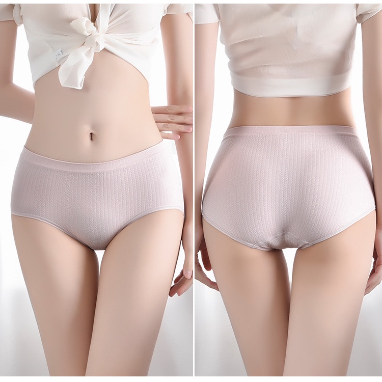 [Set Kotak 4pcs] TF seamless underwear CELANA DALAM wanita nyaman antibakteri graphene AAA CD13