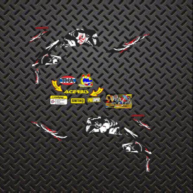 STIKER STRIPING VARIASI CB150R NEW MOTIF KABUKI