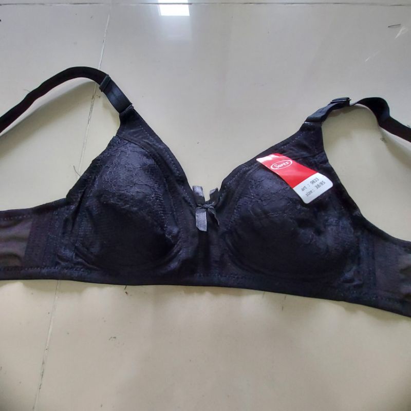 SOREX BRA BH CUP BESAR JUMBO / TANPA KAWAT / BUSA TIPIS RENDA SIZE 36-42