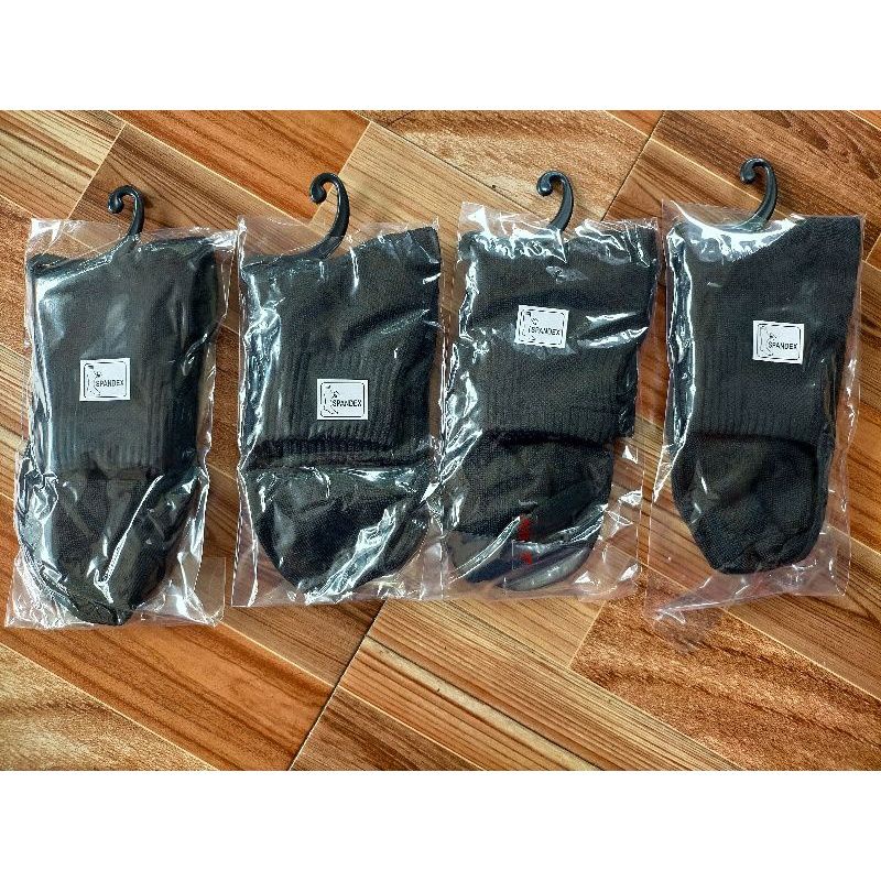 Kaos Kaki Spandek Hitam Polos / Kaos Kaki  Pendek / Kaos Kaki Semata Kaki