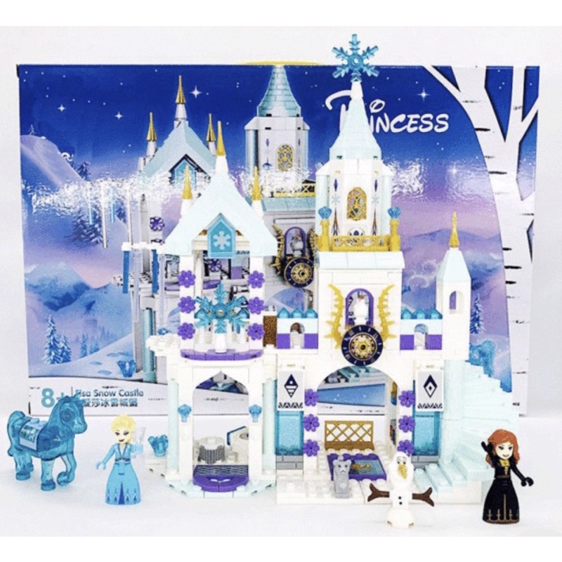 Brick Princess Frozen Snow Castle Set Compatible 360 Pcs