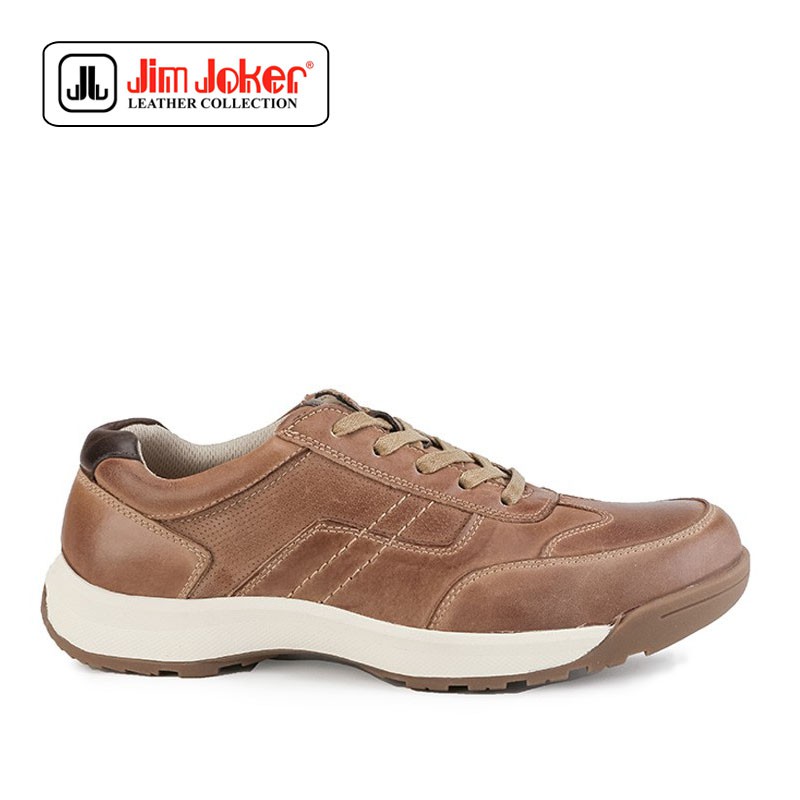 Sepatu Pria Jim Joker Silk 1C Sneakers Brown Original