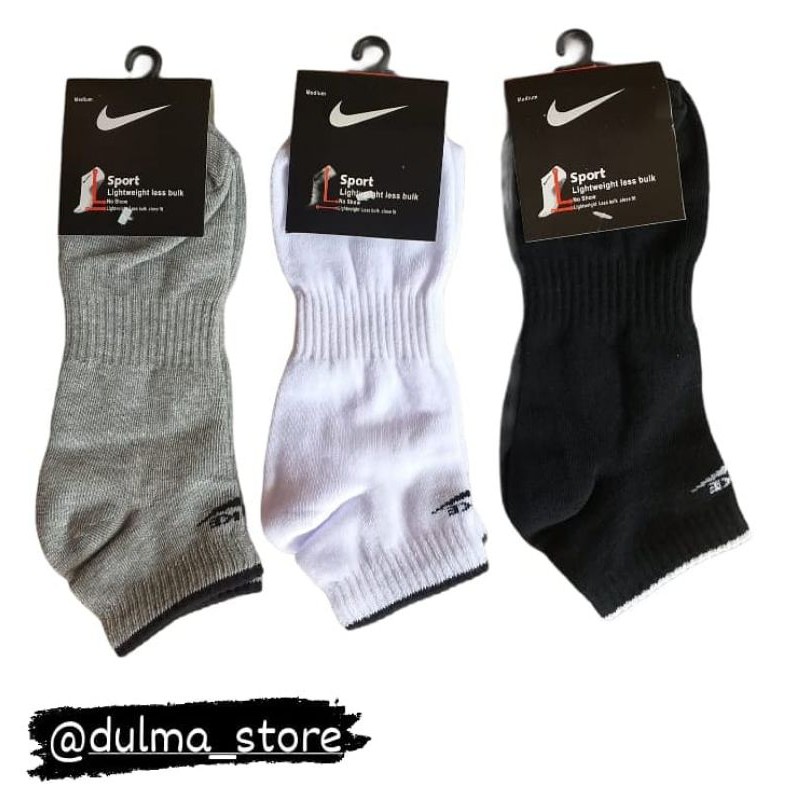 Kaos Kaki Sport Olahraga Running Gym Outdoor Kaos Kaki Pendek Unisex Cotton Branded Pria Wanita