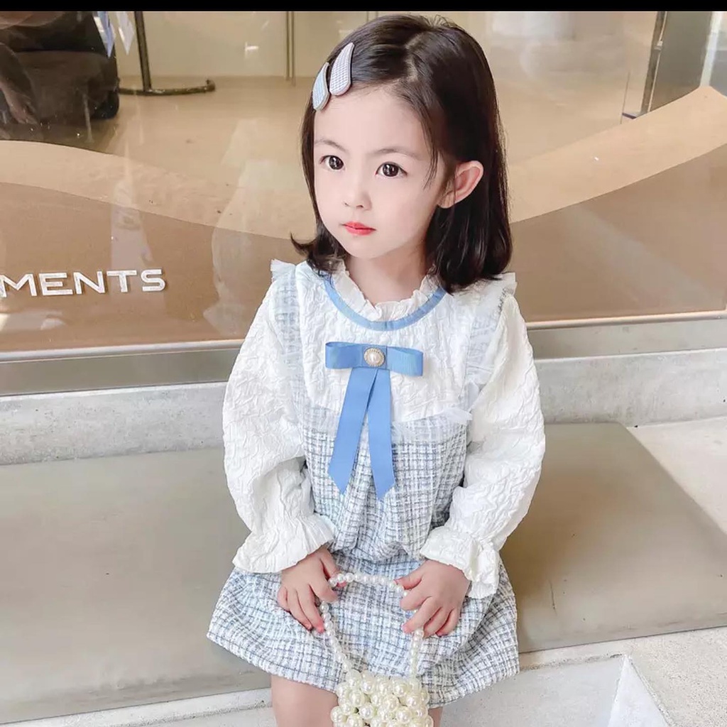 DRESS ASLI IMPORT DIANA JEJU LUCKY CAT baju pakaian mewah kondangan anak bayi perempuan cewek terlaris murah-3