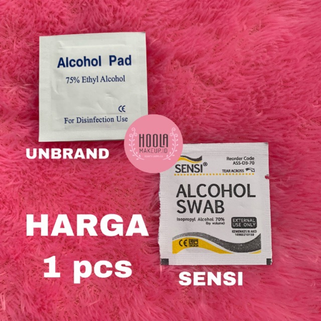 Jual Satuan Alcohol Swabs Satuan Satu Kotak Kecil Kapas Steril Tisu