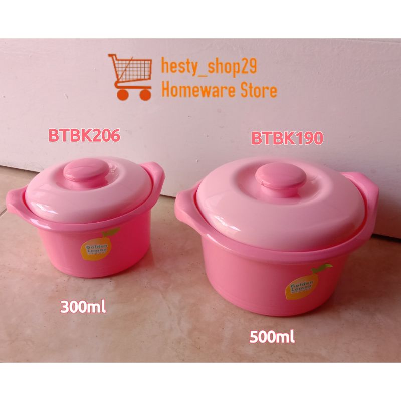 Basi tutup bulat kecil mangkok sambel tutup pink btbk206 btbk190 golden lemon