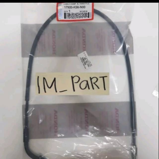 Kabel gas bawah Honda Sonic 150 R