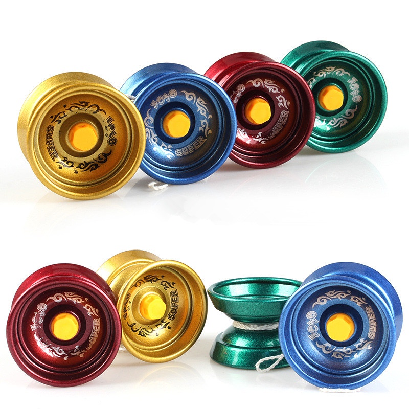 1pc Mainan Yoyo Profesional Bahan Aluminum Alloy Untuk Anak / Dewasa