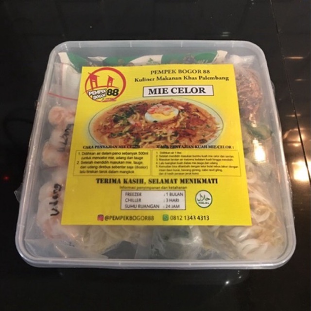 

Mie Celor Frozen (untuk 5 porsi)