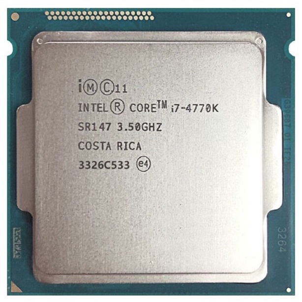 Processor Intel Core i7 4770K Tray Socket LGA 1150 Haswell Not 4770