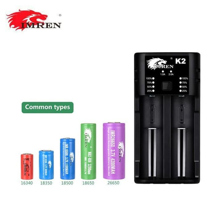 [NEW] SMART CHARGER IMREN K2 AUTHENTIC MURAH