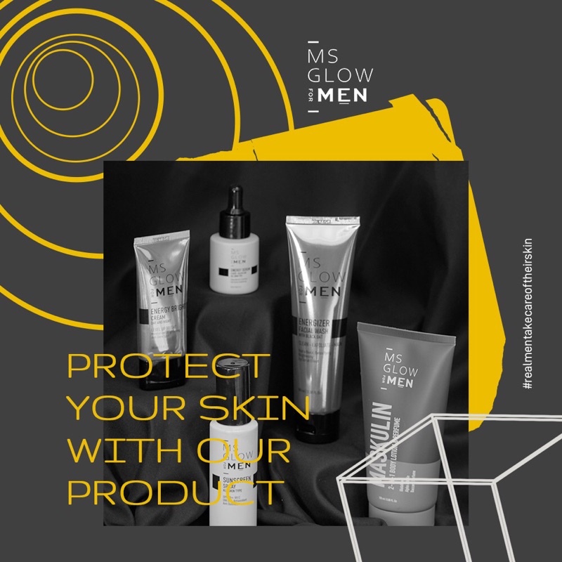 [TERMURAH] MS GLOW MEN Paket Lengkap Paket Men Ms glow for Men