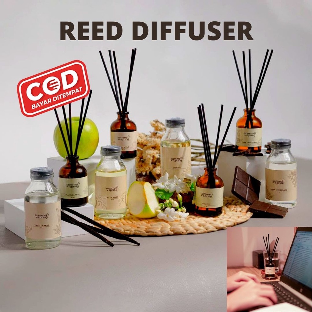 Jual Reed Diffuser Aromatherapy 100% ORI / Pengharum Ruangan / Ruang ...