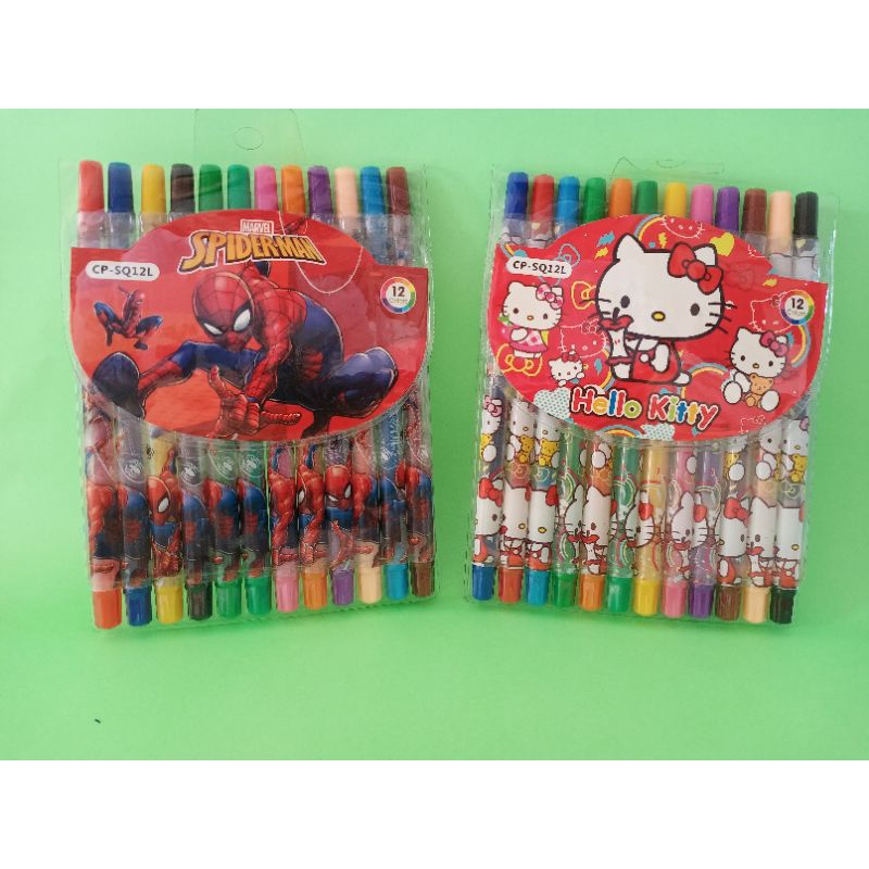

Crayon putar Fancy 12 warna termurah