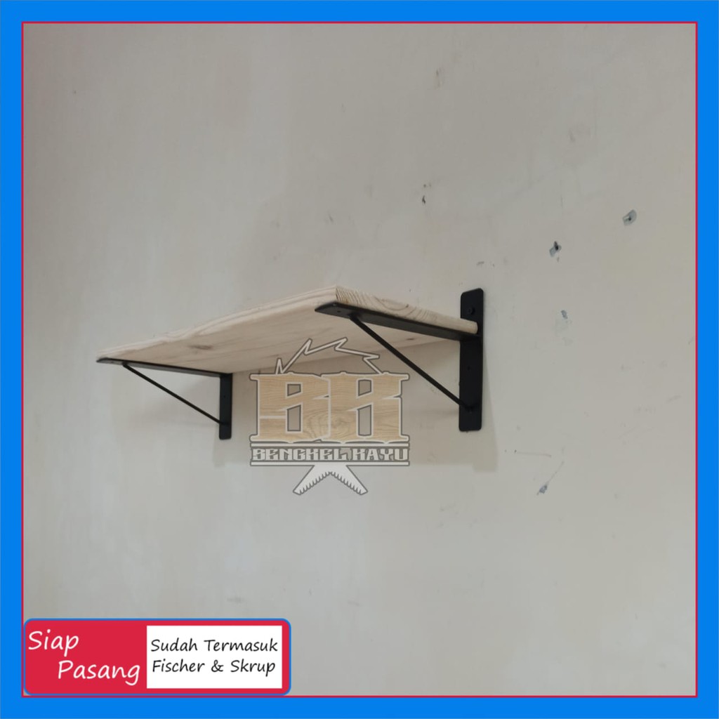 Rak Besi Serbaguna, Rak Buku, Rak Multifungsi Kayu Jati belanda