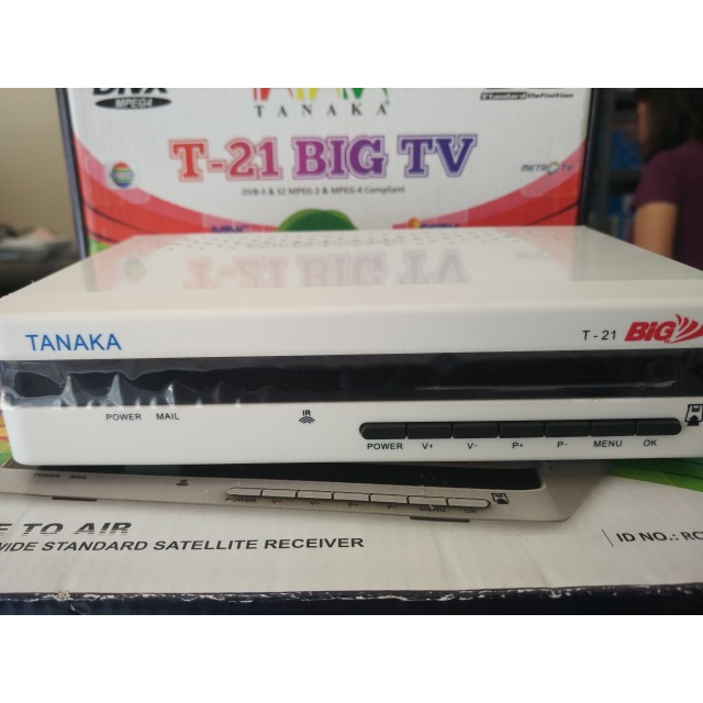 Receiver Parabola Tanaka T-21 Big Tv Mpeg4