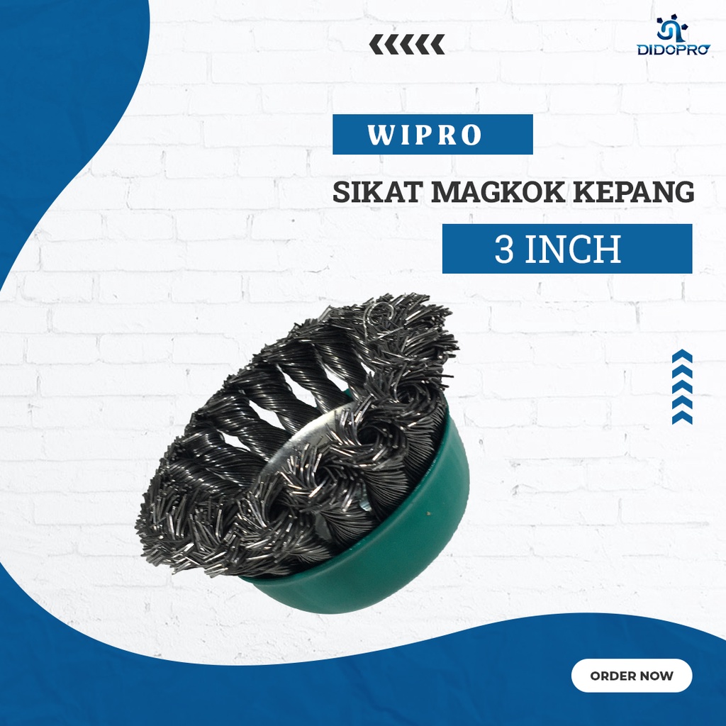 Sikat Mangkok Kepang Cup Brush